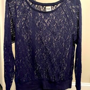 Victoria Secret Pink Lace Top